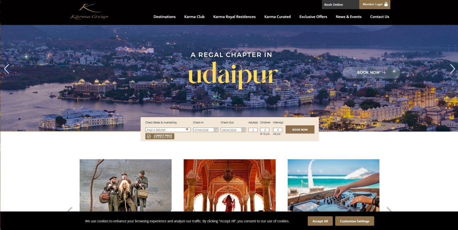 Luxury Travel, Accommodation, Hotels, Spa and Resorts | Karma Group